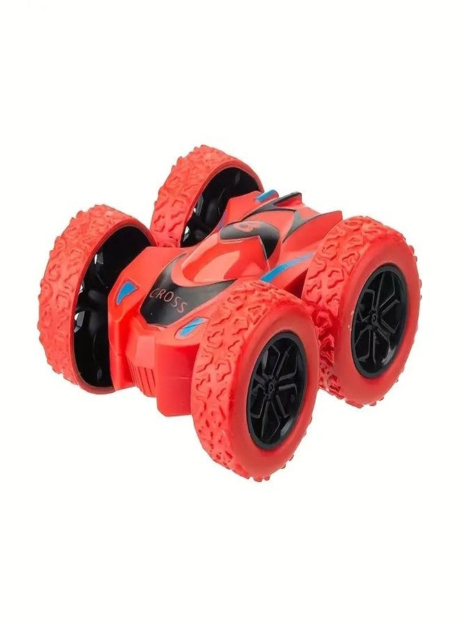 ASIAN Kids Fun Push and Go Vehicle Monster 3D Tumbling Car Toys | Friction Powered Toys for Imaginative Play | Little Rotating Stunt Car Toys for Kids, Ages 3 Years - Color May Vary - Image 1